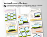 Digital Listing Mockup Templates Canva Colorful DigiPax
