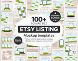 Digital Listing Mockup Templates Canva Beige DigiPax