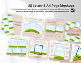 Digital Listing Mockup Templates Canva Beige DigiPax