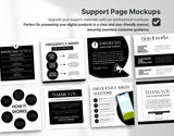 Digital Listing Mockup Templates Canva Black DigiPax