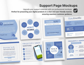 Digital Listing Mockup Templates Canva Blue DigiPax