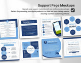 Digital Listing Mockup Templates Canva Blue DigiPax