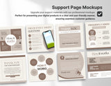 Digital Listing Mockup Templates Canva Brown DigiPax