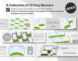 Digital Listing Mockup Templates Canva Gray DigiPax