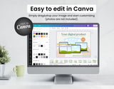 Etsy Digital Products Shop Branding Bundle Kit DigiPax
