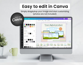 Etsy Digital Products Shop Branding Bundle Kit DigiPax