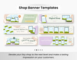 Etsy Digital Products Shop Branding Bundle Kit DigiPax