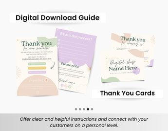 Etsy Digital Products Shop Branding Bundle Kit DigiPax