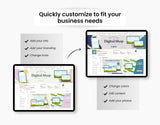 Etsy Digital Products Shop Branding Bundle Kit DigiPax