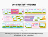 Etsy Digital Shop Branding Bundle Kit Kids Printables A4 DigiPax