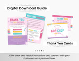 Etsy Digital Shop Branding Bundle Kit Kids Printables A4 DigiPax