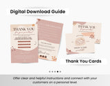 Etsy Digital Shop Branding Bundle Kit Printables Fall DigiPax