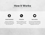 Instagram Post Templates Fitness Coach how it works mockup