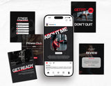 Fitness Coach Instagram Post Templates Mockup