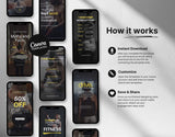 100 Fitness Instagram Reels Templates Bundle DigiPax