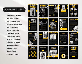 Fitness Coach Social Media Templates Bundle Kit DigiPax