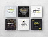 Fitness Quotes Instagram Post Templates DigiPax