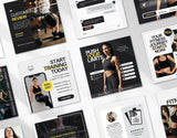 Fitness Coach Static Meta Ad Templates DigiPax