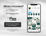 Home Decor Instagram Templates Bundle Kit What is included mockup
