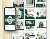 Home Decor Instagram Templates Bundle Kit posts mockup