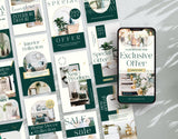 Home Decor Instagram Templates Bundle Kit stories mockup