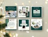 Home Decor Instagram Templates Bundle Kit 6 posts mockup