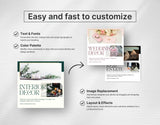 Home Decor Instagram Templates Bundle Kit easy to edit mockup
