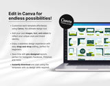 Ultimate Home Decor Social Media Templates Bundle Kit Edit in Canva mockup DigiPax