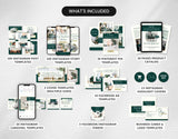 Ultimate Home Decor Social Media Templates Bundle Kit What is Included Mockup DigiPax