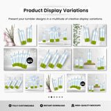 Skinny Tumbler Canva Mockup Templates Bundle DigiPax