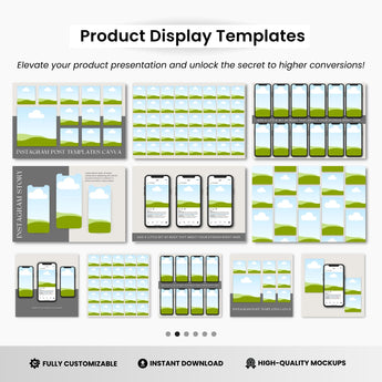 Instagram Templates Mockups Bundle Black Devices DigiPax