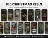 100 Luxury Christmas Reels Templates Bundle DigiPax