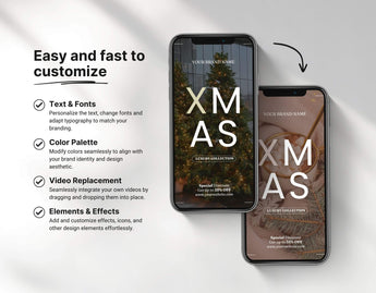 100 Luxury Christmas Reels Templates Bundle DigiPax