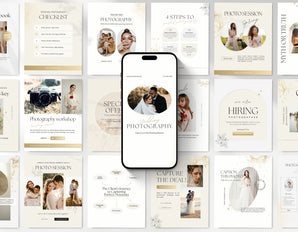 Luxury Photography Instagram Templates Bundle Kit Cover