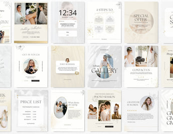 Luxury Photography Instagram Post Templates Mockup