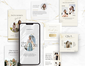 Luxury Photography Instagram Templates Bundle Kit DigiPax