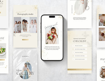 Luxury Photography Instagram Story Templates Mockup