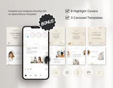 Luxury Photography Instagram Templates Bundle Kit DigiPax
