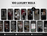 100 Luxury Mindset Reels Templates Bundle DigiPax