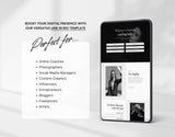 Showit Link in Bio Template for Coaches & Photographers DigiPax