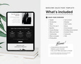 Showit Sales Page Template for Coaches DigiPax