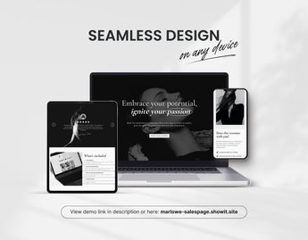 Showit Sales Page Template for Coaches DigiPax