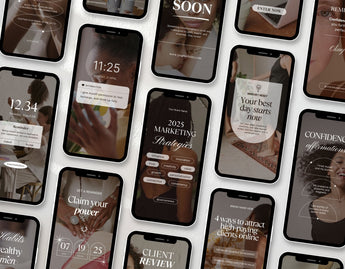 100 Melanin Instagram Reels Templates Bundle Phone Mockup