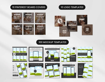 Mompreneur Social Media Templates Bundle with PLR & MRR DigiPax