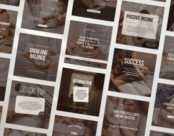 PLR MRR Mompreneur Faceless Instagram Templates Bundle DigiPax