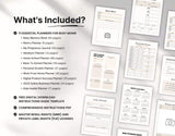 Mompreneur Planner Templates Templates Bundle with PLR & MRR DigiPax