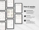 Mompreneur Planner Templates Templates Bundle with PLR & MRR DigiPax