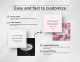 Motivational Quotes Instagram Post Templates easy to edit mockup