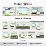 Notion Template Canva Mockups Bundle Black Devices DigiPax