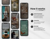 PLR MRR Instagram Faceless Reels Templates Bundle DigiPax